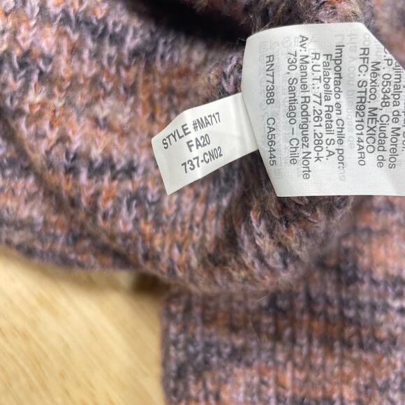 Madewell NWT Space-Dyed Eaton Puff-Sleeve Pullover Sweater Size S Wool Blend - Picture 9 of 11